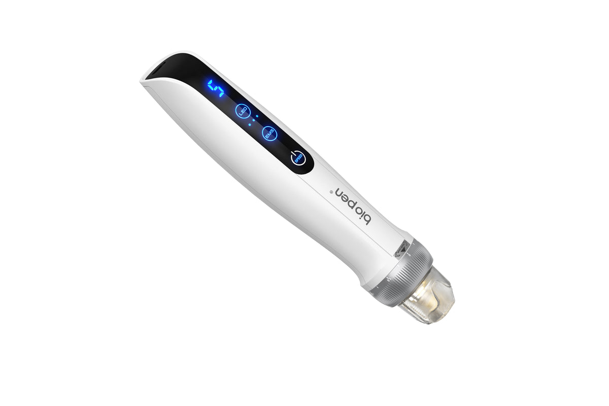 Bio Pen Q2 con luz LED azul y roja