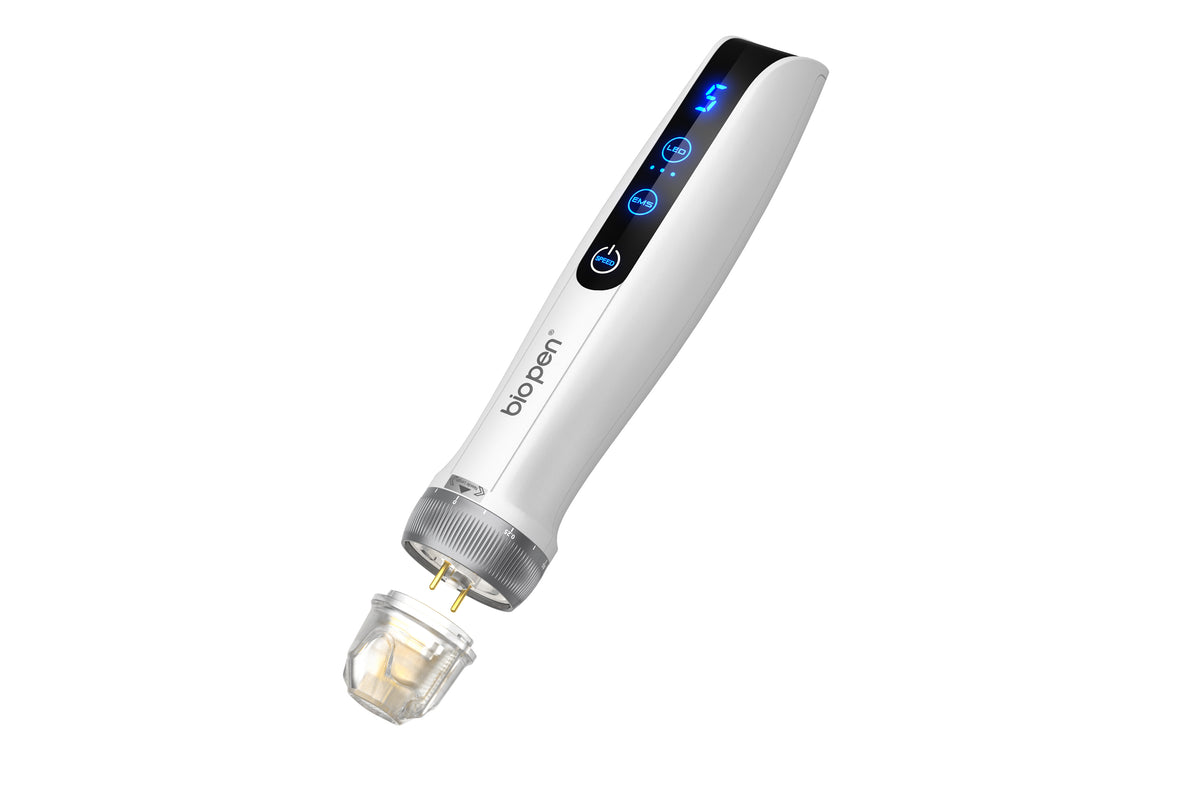 Bio Pen Q2 con cartucho de doble fila de 14 agujas